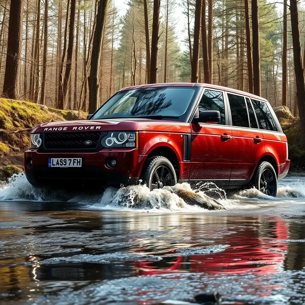 Range Rover L322 на бездорожье