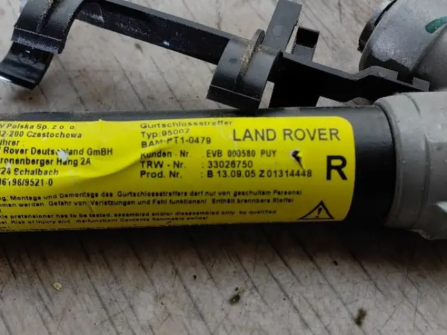 Преднатяжители ремня левый правый Range Rover L322: фото #5