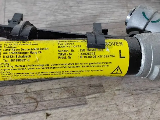 Преднатяжители ремня левый правый Range Rover L322: фото #6