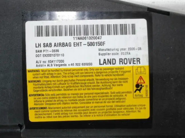 Подушка безопасности сиденья DISCOVERY 3 L319