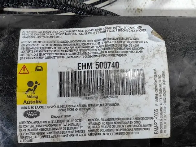 Подушка безопасности сиденья DISCOVERY 3 L319