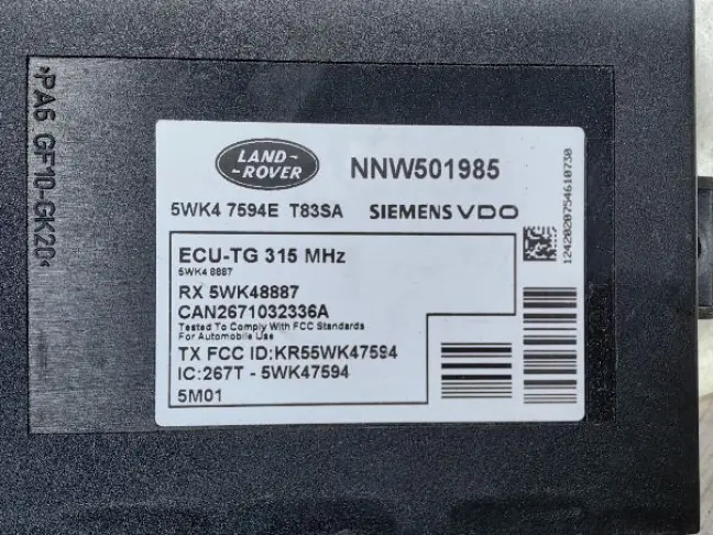 Блок управления давления в шинах Range Rover L320