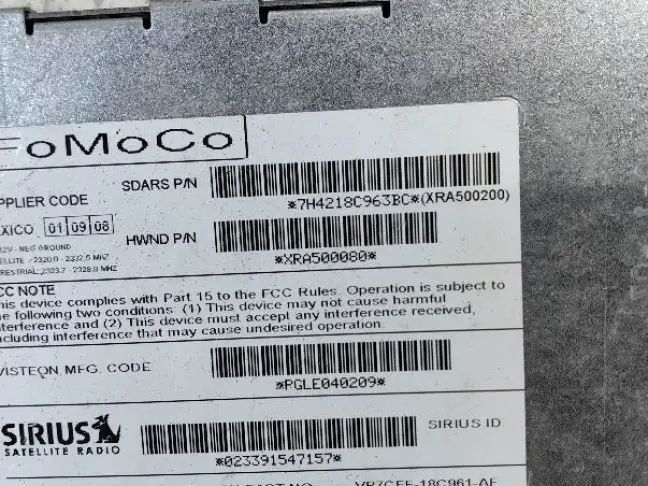 Блок радио  Land Rover Range Rover Sport 1 L320