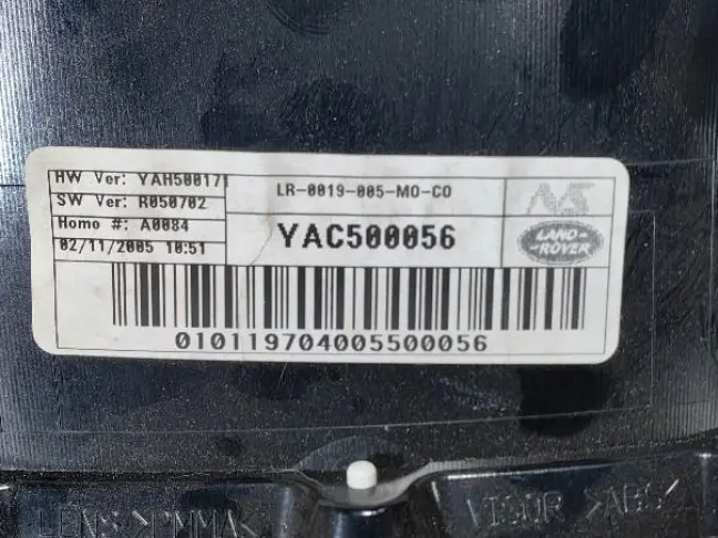 Панель приборов Land Rover DISCOVERY 3 L319 05-09