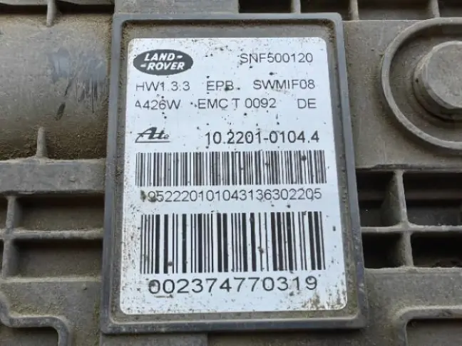 ЭБУ стояночным тормозом DISCOVERY 3 L319 05-09