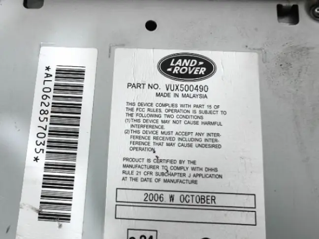 Магнитола 6CD Land Rover Discovery 3 2005-2009