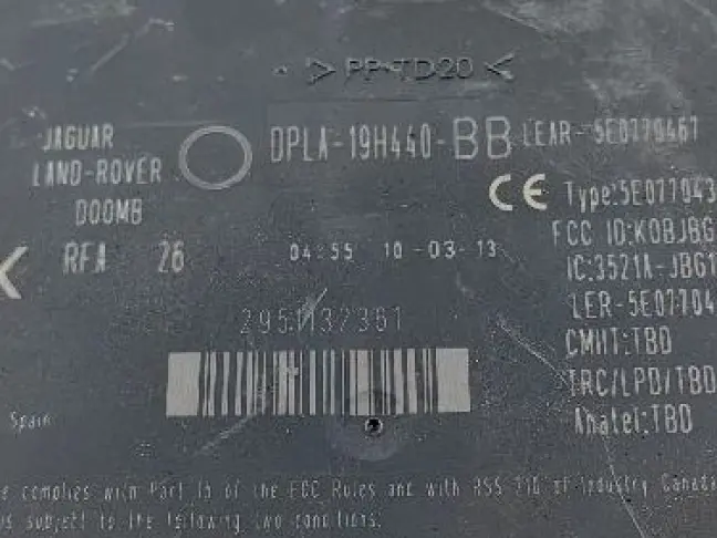 Ключ зажигания комплект Range Rover 4 L405 5.0