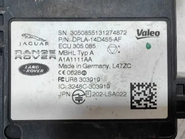 Датчик слепых зон с проводкой Range Rover 4 l405