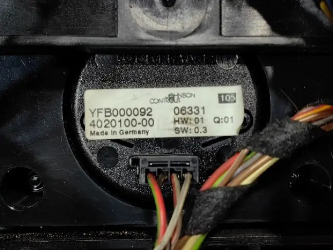 Блок управления климатом Range Rover L322 07-09