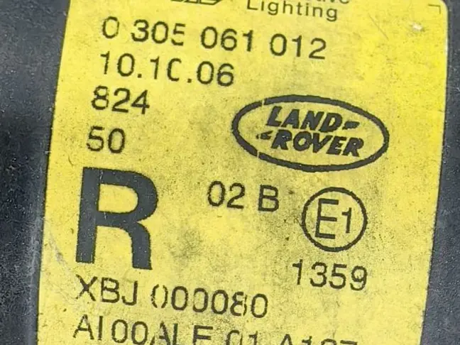 Туманка правая Range Rover L322 05-09