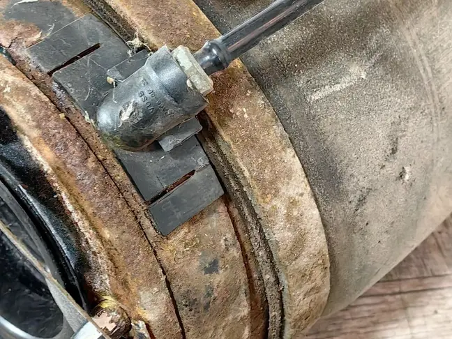 Пневмобаллон левый передний Range Rover 3 L322