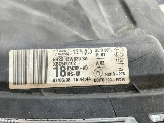 Фара правая адаптивная DISCOVERY 3 L319 05-09