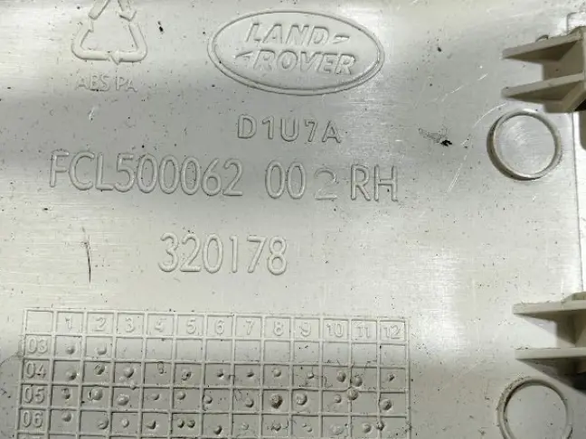 Накладка сидения правая Sport L320 05-09