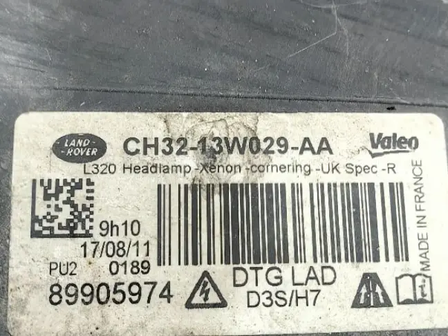 Фара правая ксенон Range Rover Sport L320