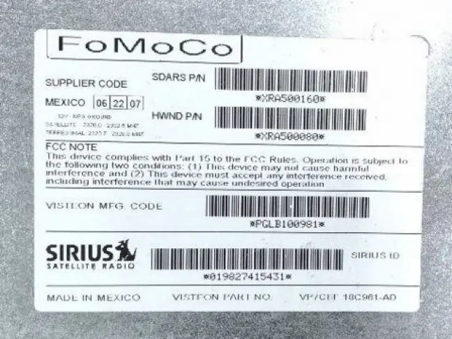 Блок радио  Land Rover Range Rover Sport 1 L320: фото #2