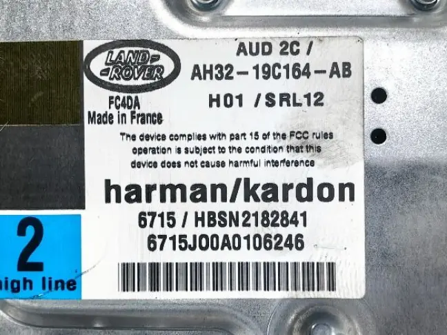 Усилитель музыки Range Rover Sport L320 05-09: фото #4