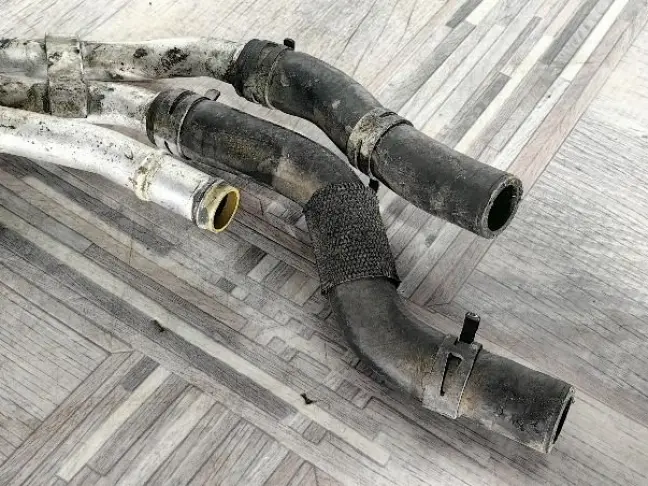 Патрубок печки алюминий Range Rover Sport 3.0