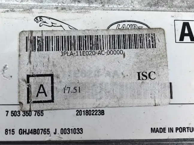 Блок управления мультимедиа Range Rover 4 L405