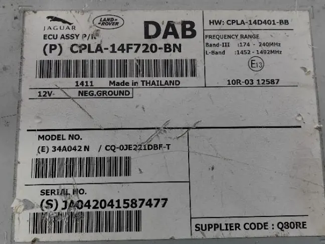 Блок радио Range Rover Sport L494