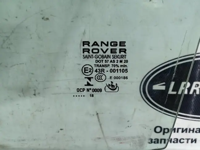 Стекло двери передней левой Land Rover Evoque I
