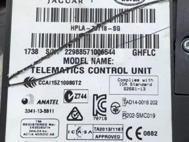 Блок управления телематики Range Rover Sport L494