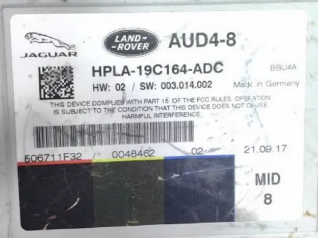Усилитель музыки  Range Rover Sport 2 L494