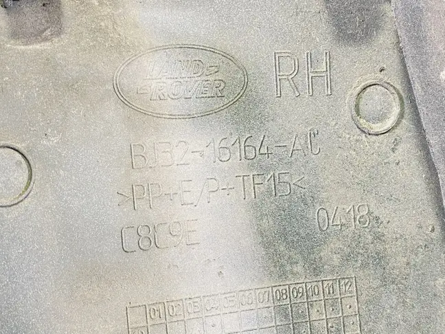 Молдинг крыла правый Land Rover Evoque L538