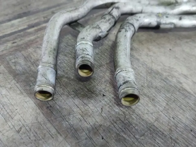 Патрубок печки алюминий Range Rover Sport 3.0