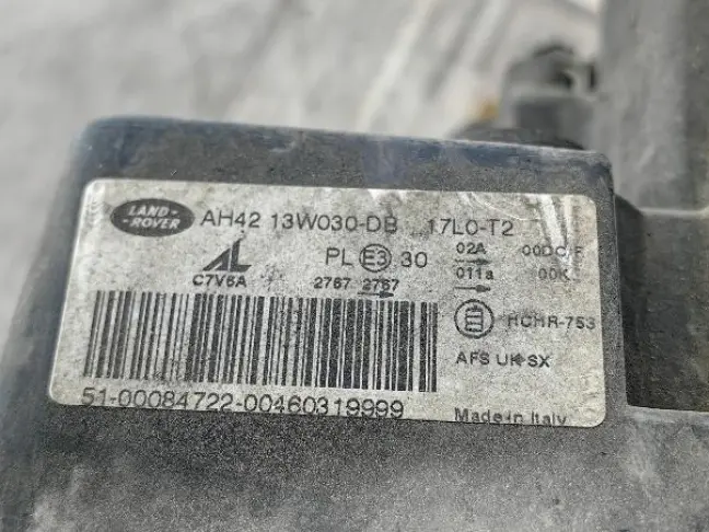 Фара левая Range Rover 3 L322 2009-2012