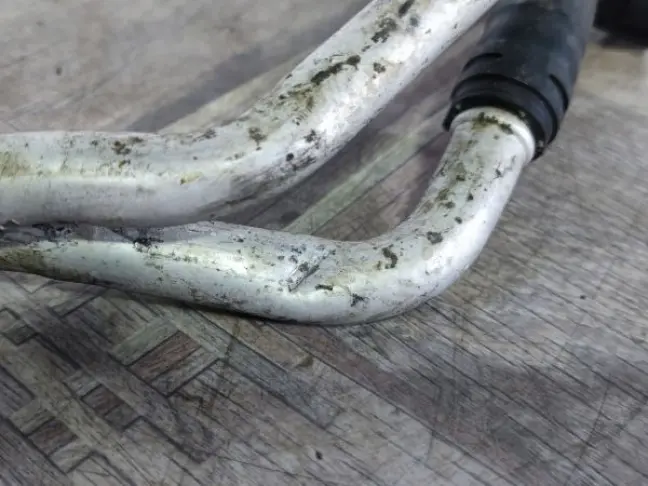 Патрубок печки алюминий Range Rover Sport 3.0