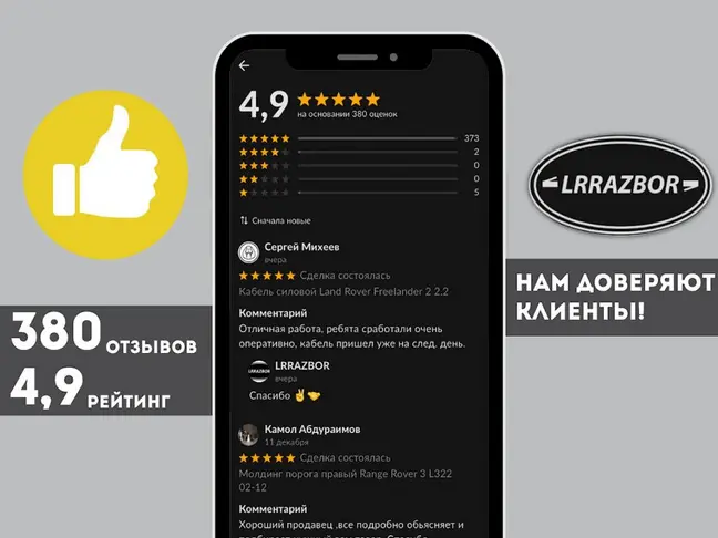 Дверь передняя правая Range Rover L322 2002-2012