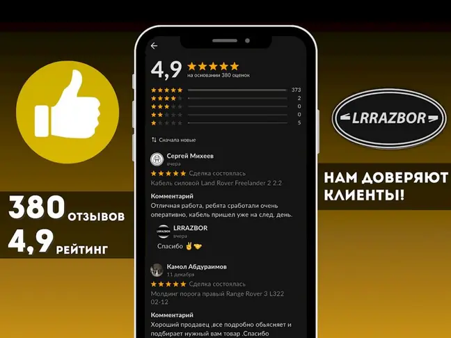 Антенна АМ-ФМ Land Rover Sport L320 2009-2012