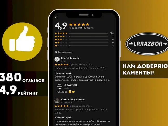 Привод передний правый Land Rover Sport L320