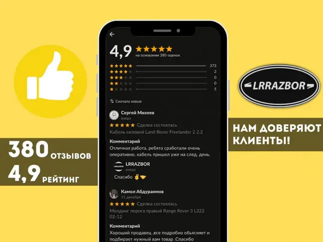 Блок двери задний Evoque 2011-2015