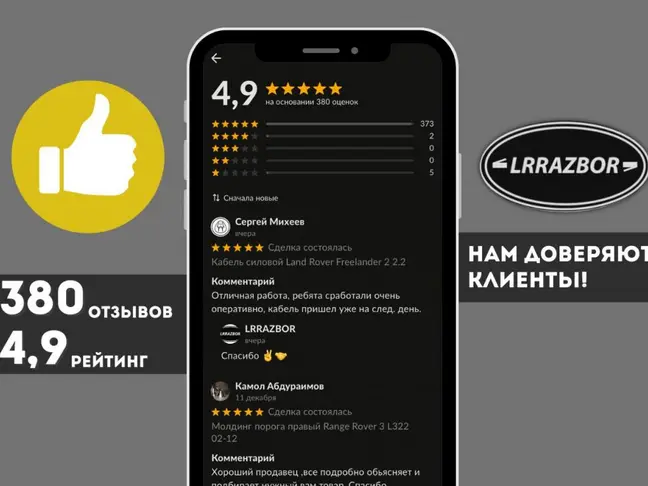 Суппорт правый передний Land Rover Freelander 2.2