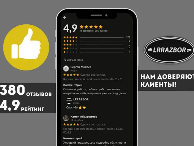 Суппорт задний правый Land Rover Freelander 2.2