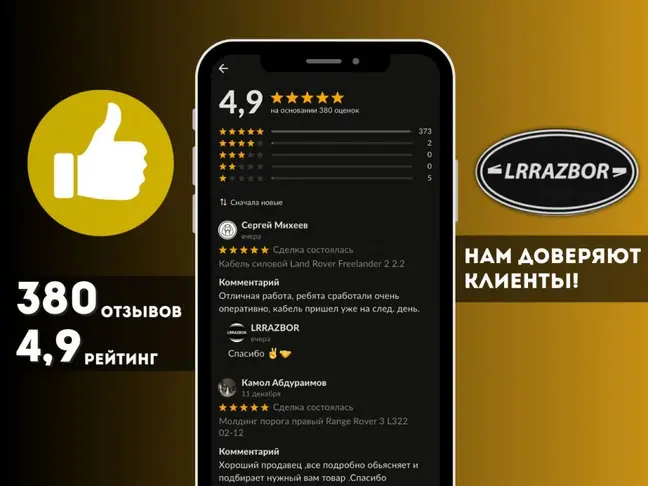 Полка багажника черная Land Rover Freelander 2 2.2