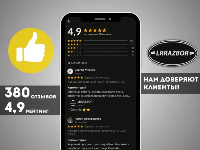 Датчик ABS передний DISCOVERY 3/4 L319