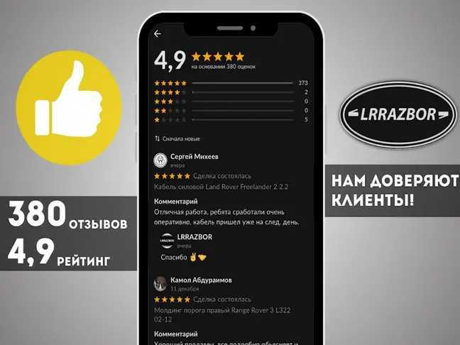 Провод массы  DISCOVERY 3 L319 2.7