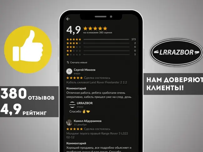 Опора кузова рамы Range Rover Sport L320