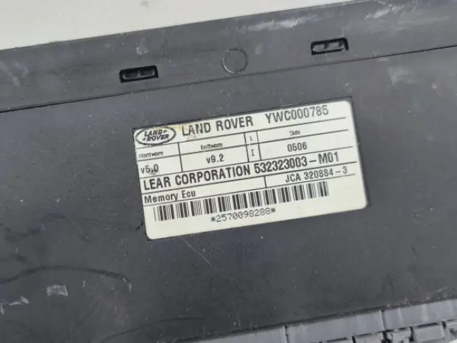 Блок управления сиденьем DISCOVERY 3 L319 05-09