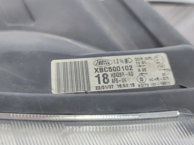 Фара правая адаптивная DISCOVERY 3 L319 05-09