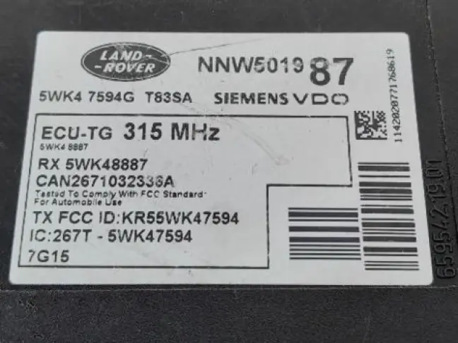 Блок управления давления в шинах Range Rover L320