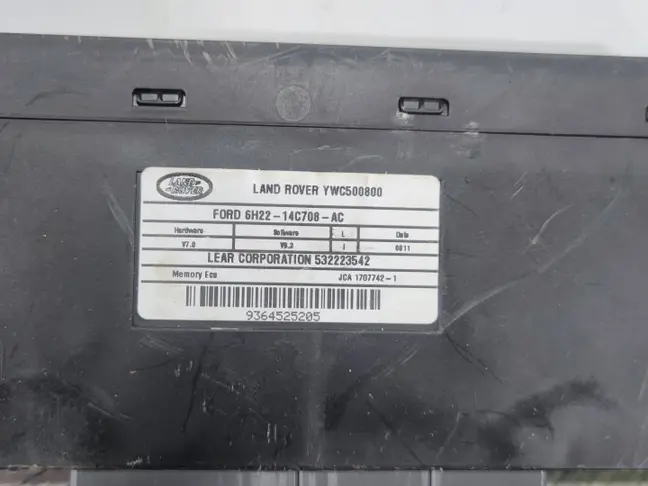 Блок управления сиденьем DISCOVERY 3 L319 05-09