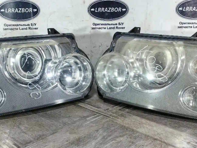 Фары комплект Range Rover 3 L322 2005-2009 ксенон