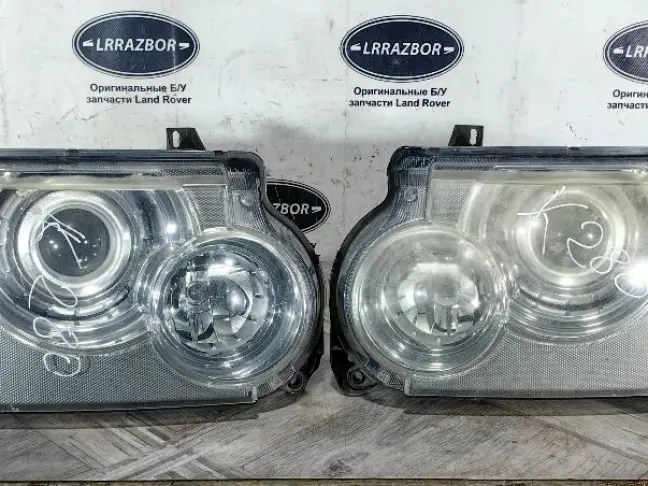 Фары комплект Range Rover 3 L322 2005-2009 ксенон