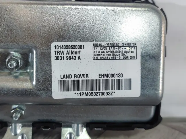 Подушка безопасности левая Range Rover L322 02-07