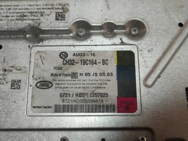 Усилитель музыки Range Rover Sport L320 09-12