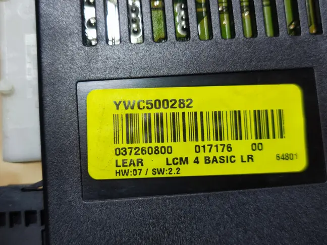 Блок управления светом Range Rover L322 05-09