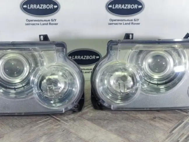 Фары комплект Range Rover 3 L322 2005-2009 ксенон
